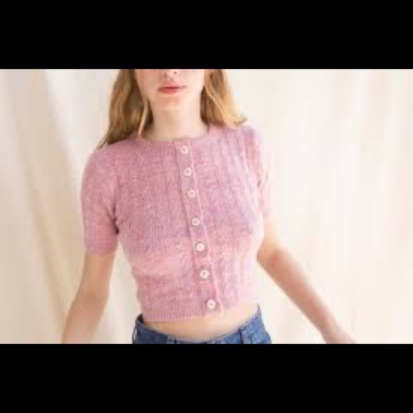 Tach Clothing Dahlia cropped top in poppy pink - Picture 8 of 14